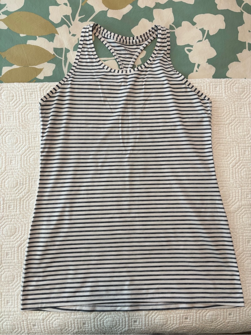 Athleta (Set of 2) Chi High-Neck Stripe Tanks - Picture 3 of 9